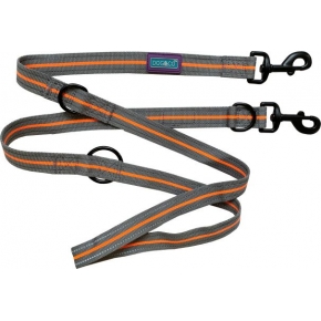 Dog & Co 6 In 1 Sports Training Lead Orange 1" X 72" Hem & Boo